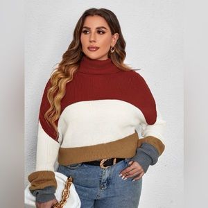 SHEIN 0x plus turtle neck sweater